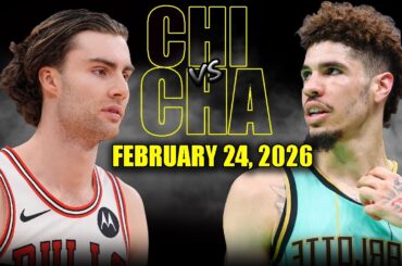 Charlotte Hornets vs Chicago Bulls Full Game Highlights – February 24, 2026 | NBA Season