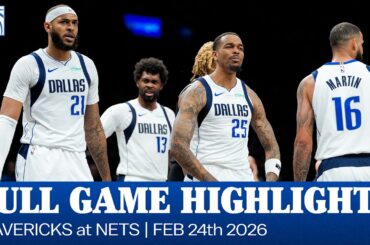 Mavericks Highlights at Brooklyn Nets | February 24, 2026