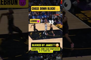 LeBron came OUT OF NOWHERE!🤯