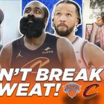 Cavs-Knicks Reaction: Mitchell & Harden COAST past Brunson & Knicks | The Dime With Josh and Kwab