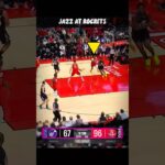 Amen’s Athleticism is Next Level 💪 Jazz vs Rockets #nba #shorts
