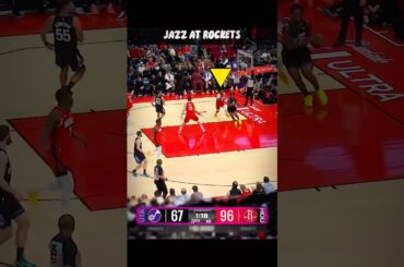 Amen’s Athleticism is Next Level 💪 Jazz vs Rockets #nba #shorts