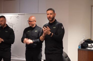 James Borrego postgame locker room speech after win vs. Golden State Warriors