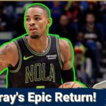 UNEXPECTED: Dejounte Murray SHINES in Clutch as New Orleans Pelicans WIN Against Warriors!