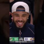 JT loves watching Payton cook 😁 #celtics #nba #shorts