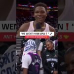 Ant showing McDaniels love after a great performance, and it was in front of his family 🫶❗️