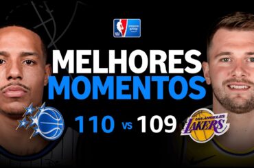 LOS ANGELES LAKERS 109 X 110 ORLANDO MAGIC | MELHORES MOMENTOS | REGULAR SEASON | NBA 2025-26