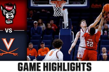 NC State vs. Virginia Game Highlights | 2025-26 ACC Men's Basketball