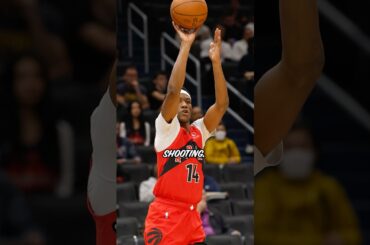 Ja’Kobe Walter has been putting work into his 3-point shooting #raptors #torontoraptors