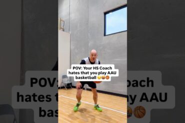 When your HS coach hates AAU 😬🤦‍♂️😂 #basketball