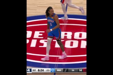 1st Quarter Top Plays | Pistons vs. Thunder #nba #pistons