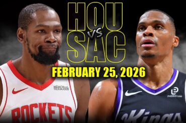 Houston Rockets vs Sacramento Kings Full Game Highlights – February 25, 2026 | NBA Season