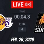 NBA LIVE! Los Angeles Lakers vs Phoenix Suns February 26, 2026 | 2026 NBA Season Live 2K