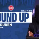 Post-Game Press Conference: Jalen Duren | Pistons vs. Thunder | 02.25.26