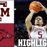 Texas A&M Aggies vs. Arkansas Razorbacks | Full Game Highlights | ESPN College Basketball