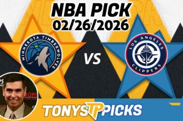 Minnesota Timberwolves vs LA Clippers Pick 2/26/26 NBA Pick Prediction