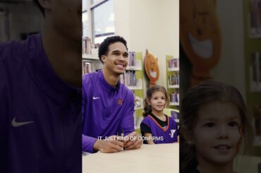 Oso giving back to the community he grew up in 💜 #shorts | Phoenix Suns