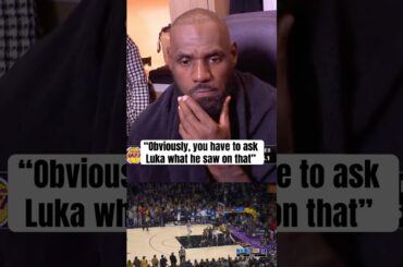 LeBron on the Lakers’ final play vs. Magic