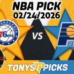 Philadelphia 76ers vs Indiana Pacers Pick 2/24/26 NBA Pick Prediction