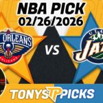 New Orleans Pelicans vs Utah Jazz Pick 2/26/26 NBA Pick Prediction