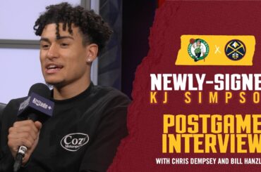 NEW NUGGET KJ Simpson "I Feel Like I'm Back Home" | Denver Nuggets Postgame Chat