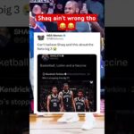 SHAQ SAID THIS ABOUT THE BROOKLYN NETS BIG 3 😹 #nba #shorts