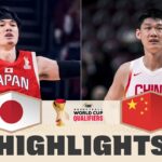 Japan 🇯🇵 v China 🇨🇳 | Highlights | FIBA Basketball World Cup 2027 Asian Qualifiers