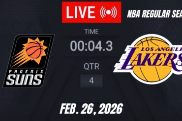 NBA LIVE! Los Angeles Lakers vs Phoenix Suns | February 26, 2026 | Lakers vs Suns LIVE (2K26)