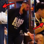 Denver Nuggets Locker Room Celebration After Nikola Jokic Makes DOUBLE-DOUBLE vs. Boston Celtics!