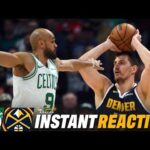 INSTANT REACTION: Celtics' win streak snapped by Nuggets