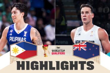 Philippines 🇵🇭 v New Zealand 🇳🇿 | Highlights | FIBA Basketball World Cup 2027 Asian Qualifiers