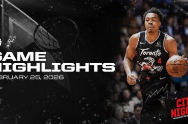 Raptors vs Spurs Game Highlights | February 25, 2026