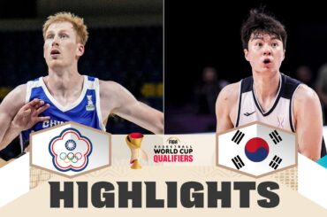 Chinese Taipei v Korea | Highlights | FIBA Basketball World Cup 2027 Asian Qualifiers
