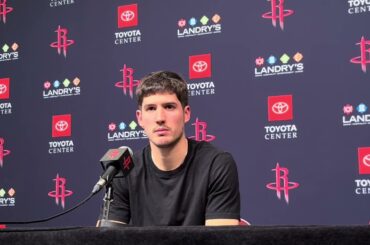Houston Rocket Postgame: Reed Sheppard talks career night