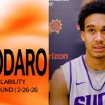 Oso Ighodaro Shootaround Media Availability | Phoenix Suns | 2-26-26