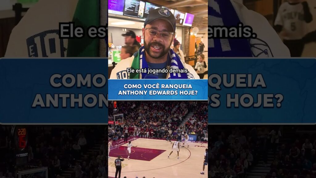 ANTHONY EDWARDS ESTÁ NO TOP 5️⃣ DA NBA ATUALMENTE? 🐜 #NBA #Antman #shorts