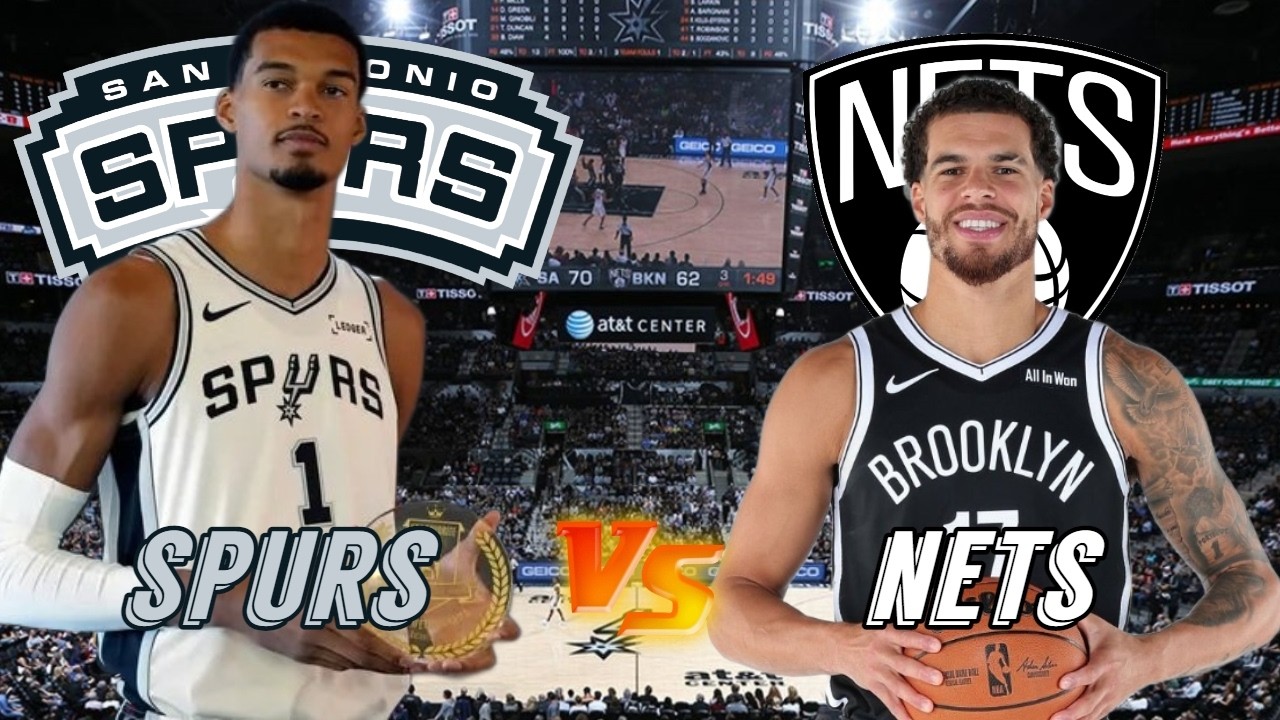 San Antonio Spurs vs Brooklyn Nets Live Play by Play & Scoreboard