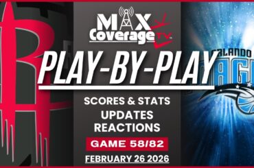 🔴LIVE - Houston Rockets vs Orlando Magic - Play-By-Play & Reactions (2/26/26)