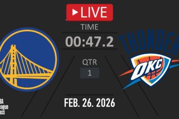 NBA LIVE NOW! Golden State Warriors vs Oklahoma City Thunder | Feb. 26, 2026 | Thunder vs Warriors