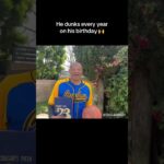 Milwaukee Bucks legend Marques Johnson has an awesome birthday tradition #dunk #wholesome