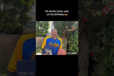 Milwaukee Bucks legend Marques Johnson has an awesome birthday tradition #dunk #wholesome