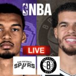 🔴 LIVE: SAN ANTONIO SPURS vs BROOKLYN NETS | NBA | PLAY BY PLAY | LIVE SCOREBOARD