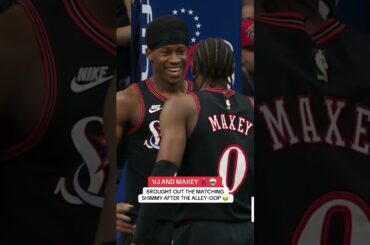 Good vibes on the court in Philly 🕺