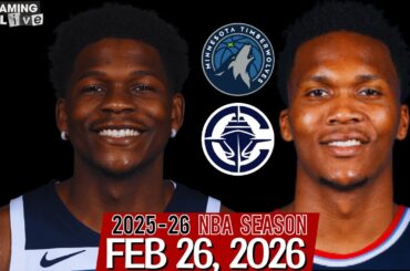 (LIVE) Anthony Edwards vs Bennedict Mathurin | Minnesota Timberwolves vs Los Angeles Clippers Stream