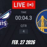 NBA LIVE! Golden State Warriors vs Charlotte Hornets | February 27, 2026 | 2026 NBA Season Live 2K