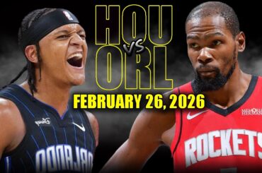 Houston Rockets vs Orlando Magic Full Game Highlights – February 26, 2026 | NBA Season