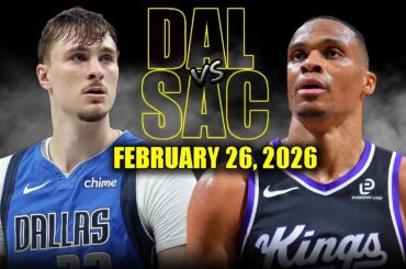 Dallas Mavericks vs Sacramento Kings Full Game Highlights – February 26, 2026 | NBA Season