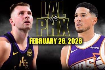 Los Angeles Lakers vs Phoenix Suns Full Game Highlights – February 26, 2026 | NBA Season