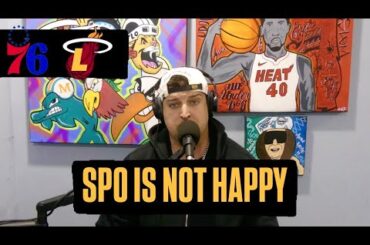 Miami Heat Fall To Sixers | Erik Spoelstra Not Happy w/ First Half Effort and Clutch Execution