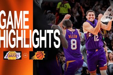 GAME WINNER lifts Phoenix Suns over Los Angeles Lakers | Game Highlights 2-26-26